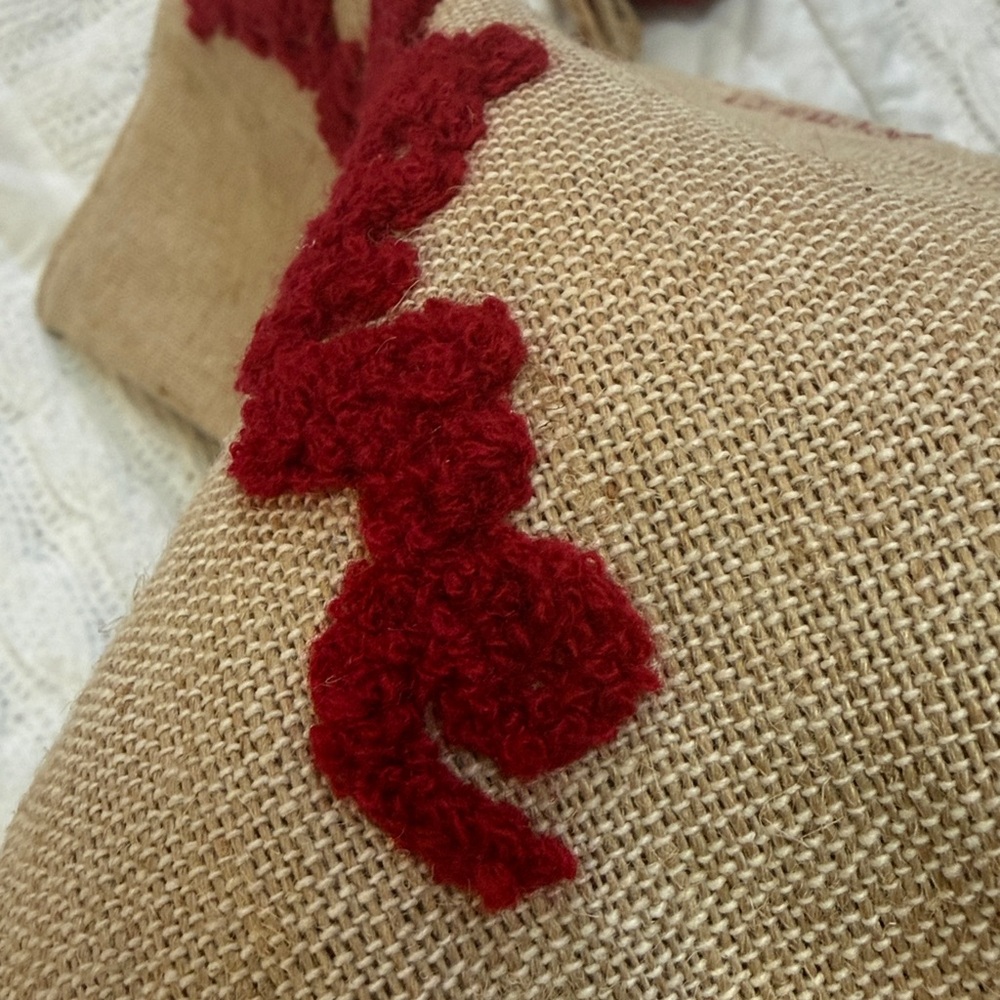 Clarins LOVES NATURE Up Cosmetic Toiletry Burlap Pouch Bag - Picture 7 of 8